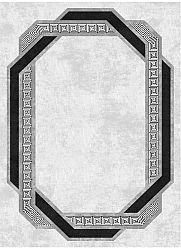 Wilton rug - Olympia (black/white)