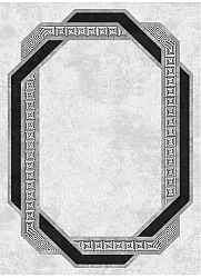Wilton rug - Olympia (black/white)