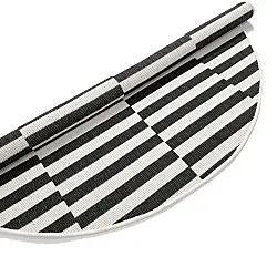 Round rug - Indoor/Outdoor Otto (black)