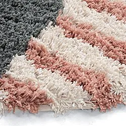 Oval rug - Tropea Natural Cotton Shaggy (multi)
