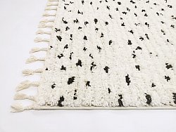 Shaggy rugs - Capri (black/beige)