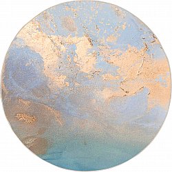 Round rug - Pescia (blue/multi)
