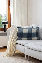 Cushion cover in wool mix - Phoebe (blue)