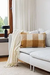 Cushion cover in wool mix - Phoebe (yellow)