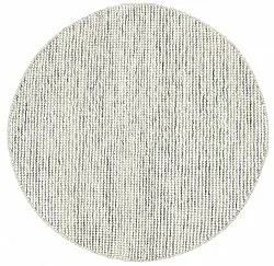 Round rug - Plockton (grey/white/green)