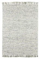 Wool rug - Plockton (grey/white/green)