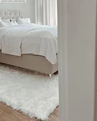 Shaggy rugs - Pomaire (white)