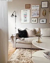 Shaggy rugs - Kanvas (beige)