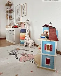 Childrens rugs - Princess (pink)