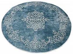 Round rug - Santi (blue/beige)