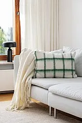 Cushion cover in wool mix - Rachel (green)