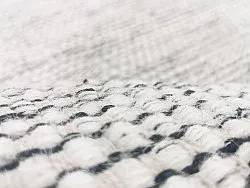 Round rug - Otago (black/white)