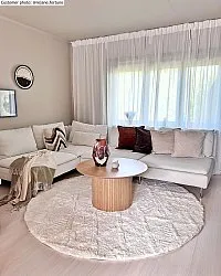 Round rugs - Rostock (offwhite)