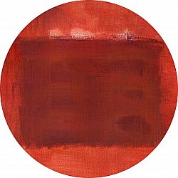 Round rug - Bidarray (röd)