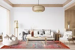 Wilton rug - Mare (red)