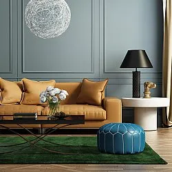 Recycled PET with viscose look (green)