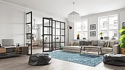 Wilton rug - Valenza (blue)