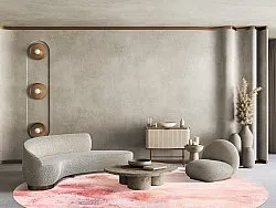 Round rug - Nancy (pink)