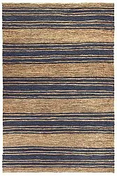 Jute rug - Kayes (jute/blue)