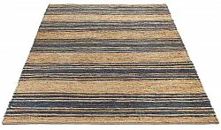 Jute rug - Kayes (jute/blue)