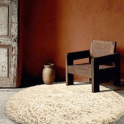 Round rug - Aliste Wool Shaggy (alabaster gleam)