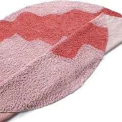 Shaggy rugs - Amira Natural Cotton Shaggy (pink)