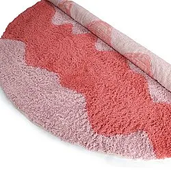 Shaggy rugs - Amira Natural Cotton Shaggy (pink)
