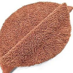 Round rug - Combarro Solid Cotton Shaggy (light orange)