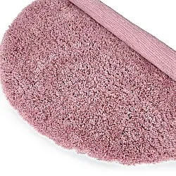 Round rug - Combarro Solid Cotton Shaggy (light pink)