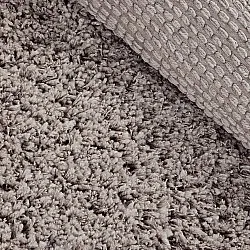 Round rug - Combarro Solid Cotton Shaggy (taupe)