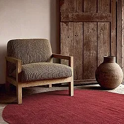 Round rug - Hamilton (deep red)