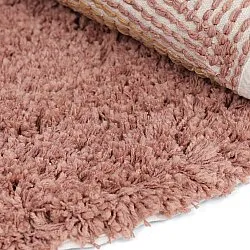 Round rug - Perast Natural Cotton Shaggy (multi)
