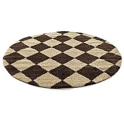 Round rugs - Albi (brown/beige)