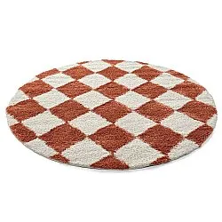 Round rugs - Albi (white/orange)