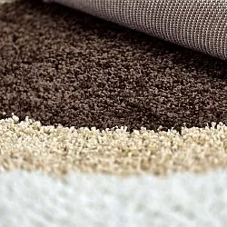 Round rugs - Alsace (beige/white/brown)