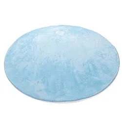Round rugs - Aranga Super Soft Fur (light blue)