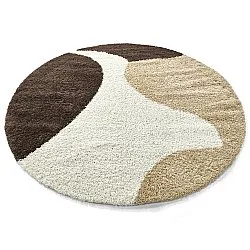 Round rugs - Chiniot (brown/beige/white)