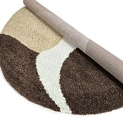 Round rugs - Chiniot (brown/beige/white)