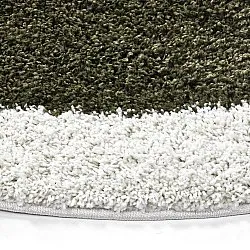 Round rugs - Conques (green/white)