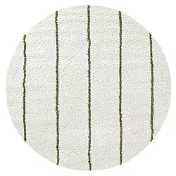 Round rugs - Eze (white/green)