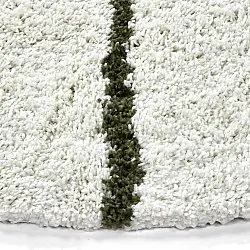 Round rugs - Eze (white/green)