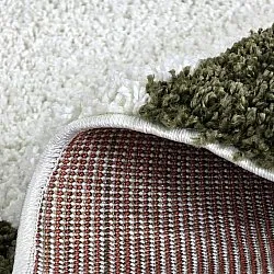 Round rugs - Gordes (green/white)