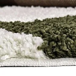 Round rugs - Gordes (green/white)