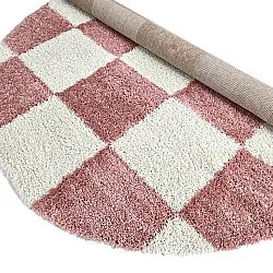 Round rugs - Gordes (pink/white)