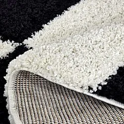 Round rugs - Gordes (black/white)