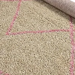 Round rugs - Tiznit (beige/pink)