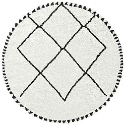 Round rugs - Tiznit (white/black)