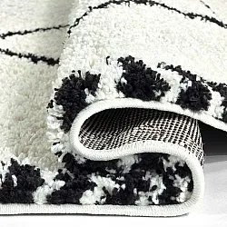 Round rugs - Tiznit (white/black)