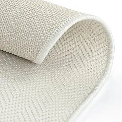 Round Children's Rug - Kind Bear (cream)