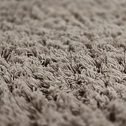 Round rug - Aliste Wool Shaggy (brown)